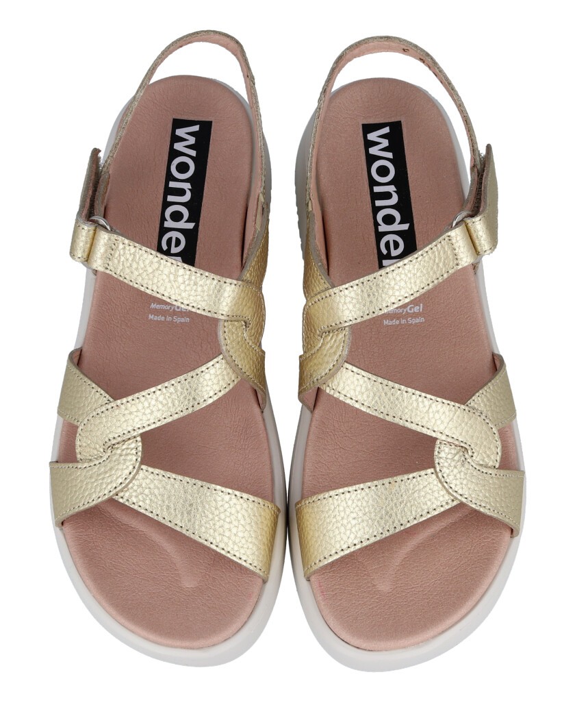 Wonders C6541 low wedge sandals