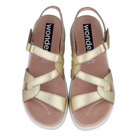 Wonders C6541 low wedge sandals