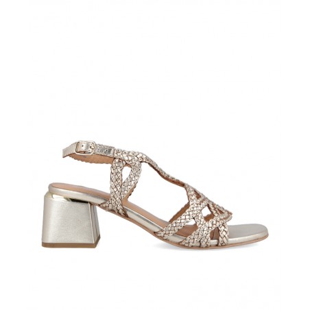 Gioseppo Crescent 75451-M metallic sandals