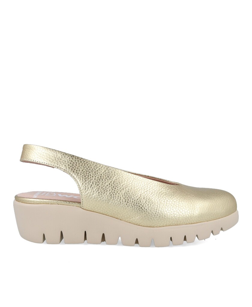 Zapato destalonado de cuña Wonders C33152