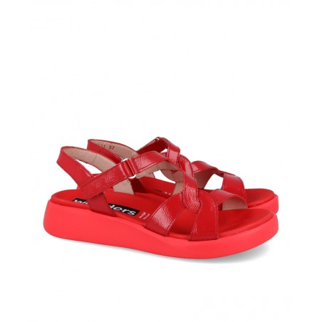 Sandalias casual de piel Wonders C6541