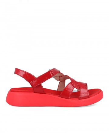 Sandalias casual de piel Wonders C6541