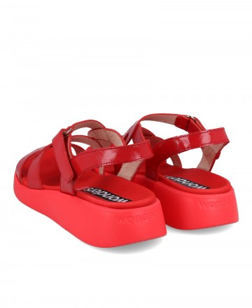 Sandalias casual de piel Wonders C6541