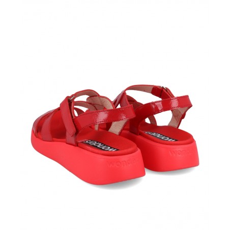 Sandalias casual de piel Wonders C6541