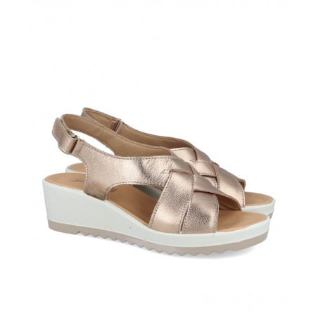 Metallic wedge sandal Imac 757510 26745/013