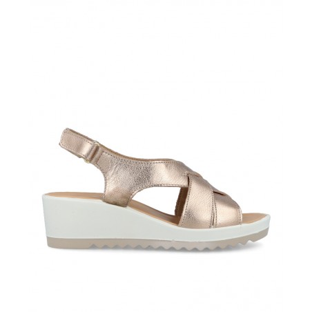 Metallic wedge sandal Imac 757510 26745/013