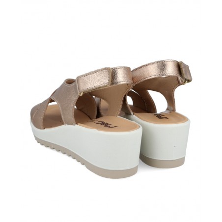 Metallic wedge sandal Imac 757510 26745/013