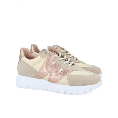 Zapatillas casual con cuña Wonders Oslo A2464