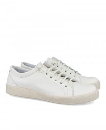 Catchalot 7081 womens basic leather trainer
