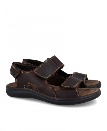 Sandalias de piel con velcro Imac 753071.3474.017