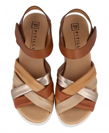 Pitillos wedge strappy sandals 10610