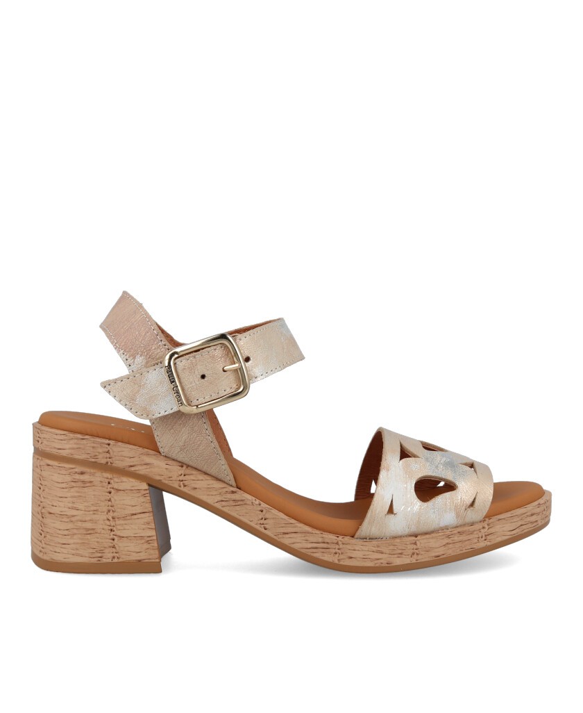 Paula Urban 34-767 low heel sandals