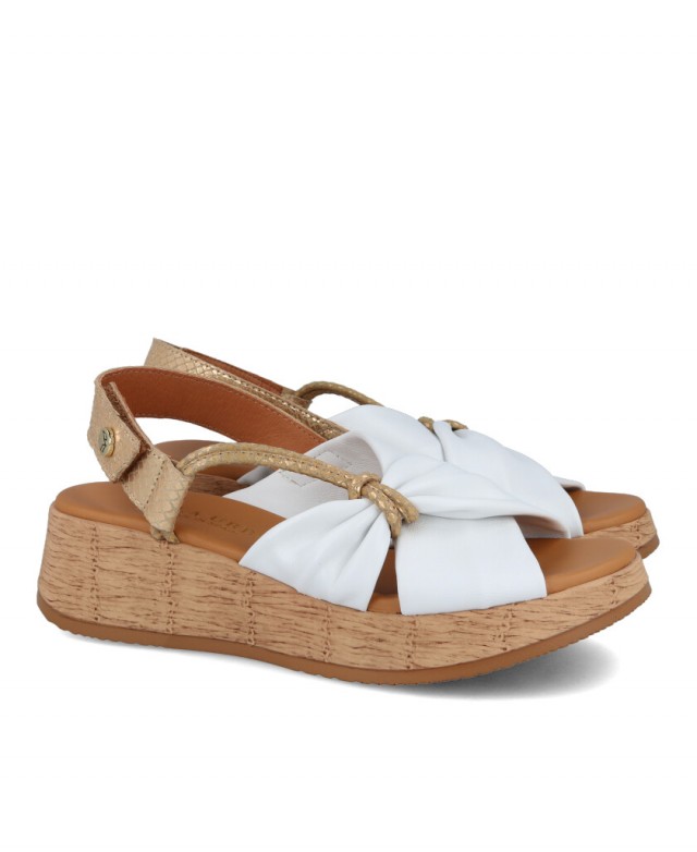 Paula Urban 33-416 low wedge sandal