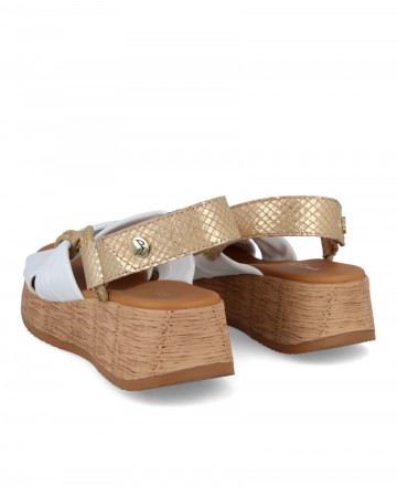 Paula Urban 33-416 low wedge sandal