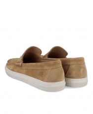 Sporty split leather moccasins Agot ORB
