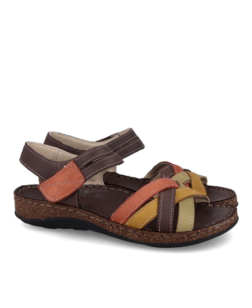 Sandalia velcro Walk & Fly Mediterraneo 3861 43170