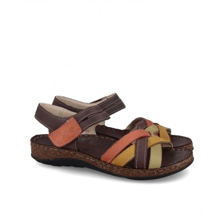 Sandalia velcro Walk & Fly Mediterraneo 3861 43170