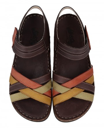 Sandalia velcro Walk & Fly Mediterraneo 3861 43170