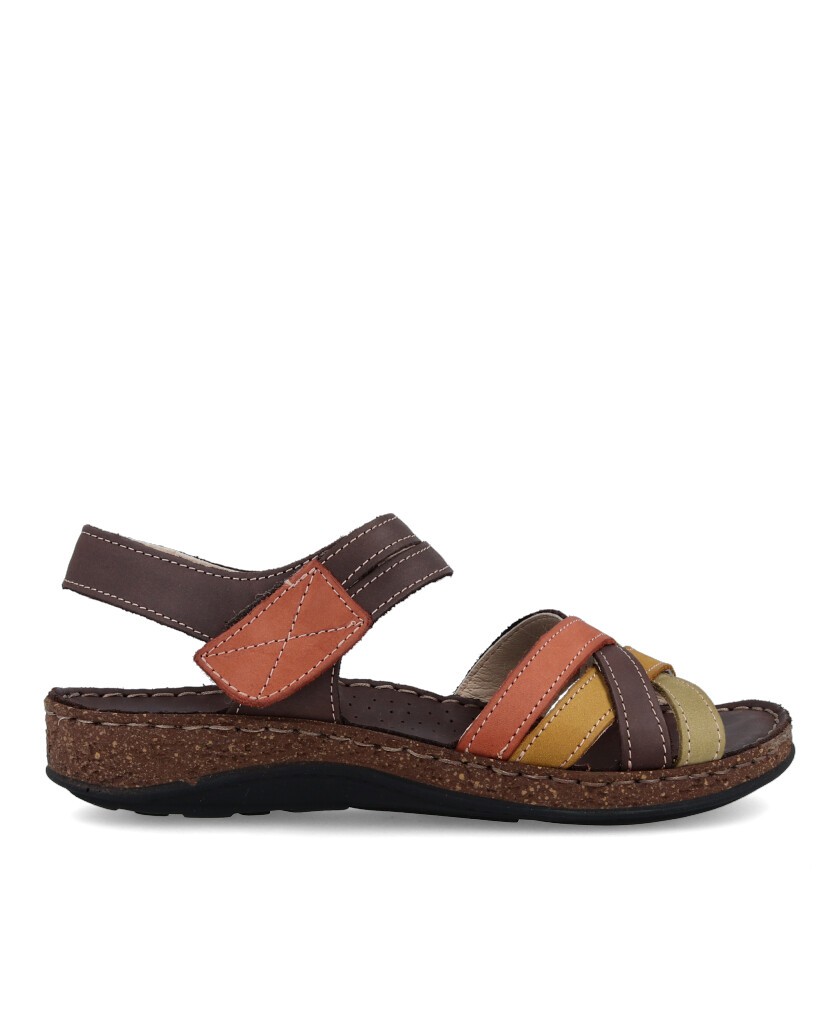 Sandalia velcro Walk & Fly Mediterraneo 3861 43170