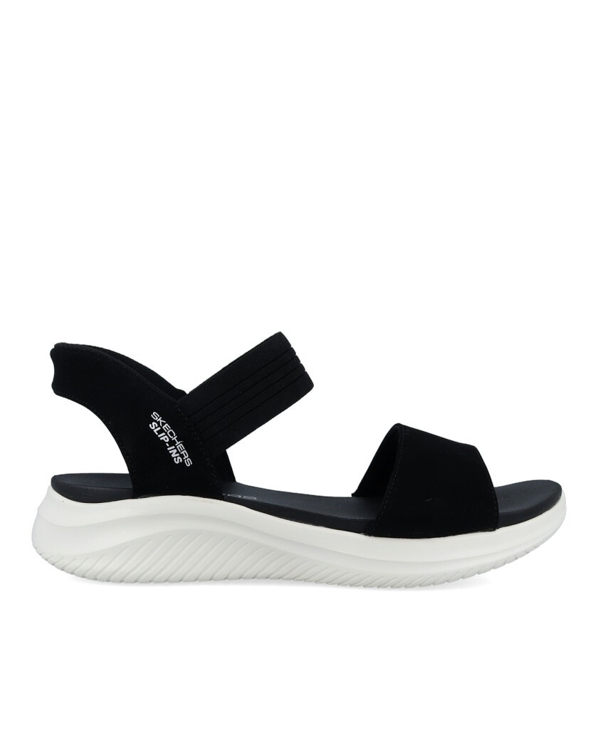 Skechers Slip-Ins Ultra Flex 3.0 Black Sandals