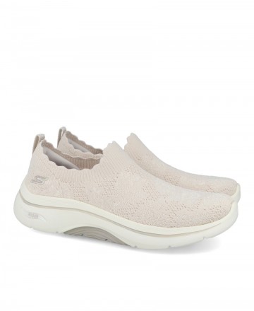 Moccasins Skechers Go Walk Arch Fit 2.0 Pink Linda