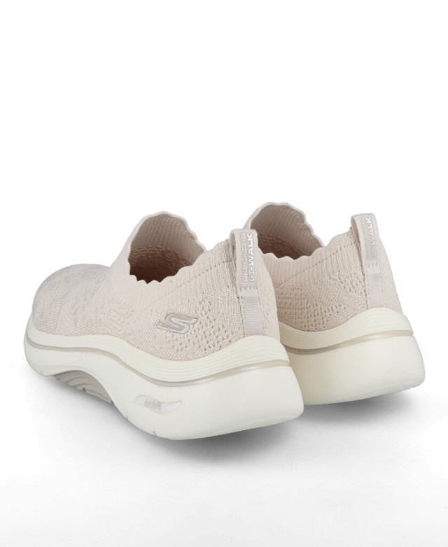 Moccasins Skechers Go Walk Arch Fit 2.0 Pink Linda