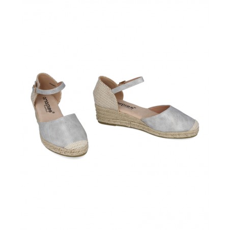 Amarpies ACX28502 silver jute sandals