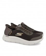 Skechers Slip-Ins green sneaker: Go Walk Flex