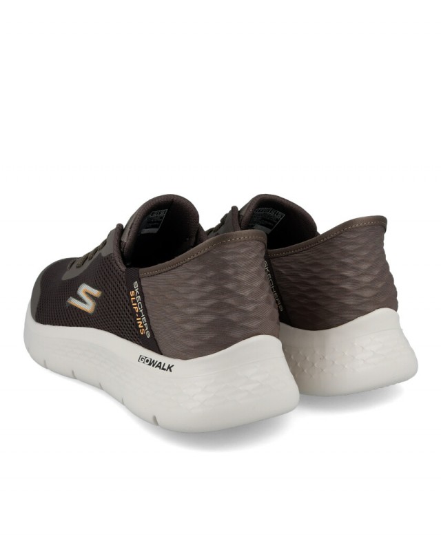 Skechers Slip-Ins green sneaker: Go Walk Flex