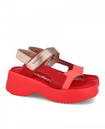 Sandalias de plataforma Wonders Telva D9725