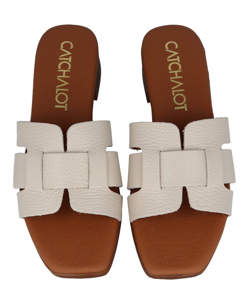 Casual sandals in beige color Catchalot 5343