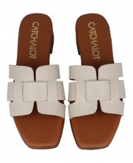 Casual sandals in beige color Catchalot 5343