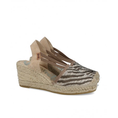 Espadrilles in animal print Vidorreta Clavel 18400TSCL