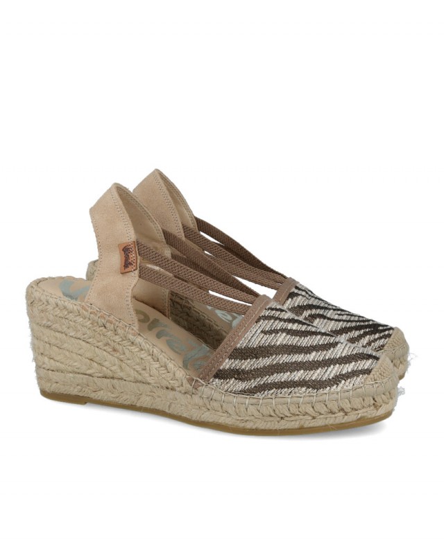 Espadrilles in animal print Vidorreta Clavel 18400TSCL