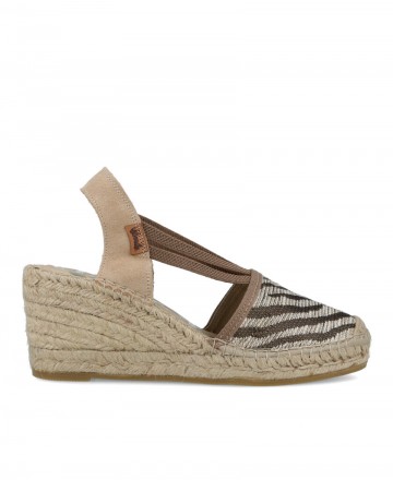 Espadrilles in animal print Vidorreta Clavel 18400TSCL