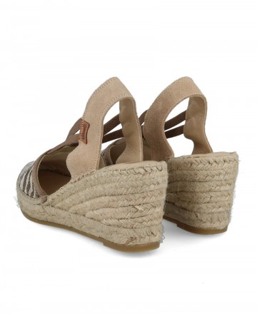 Espadrilles in animal print Vidorreta Clavel 18400TSCL