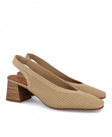 Zapato de salón destalonado Miss Elastic 76562