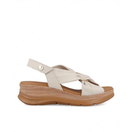 Paula Urban 24-613 leather wedge sandals