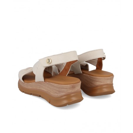 Paula Urban 24-613 leather wedge sandals