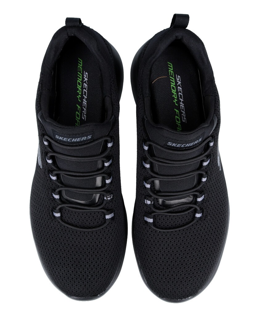 h2Deportiva negra hombre Skechers Dynamight h2 pstrongDeportiva negra hombre Skechers Dynamight strong con cordones elasticos t