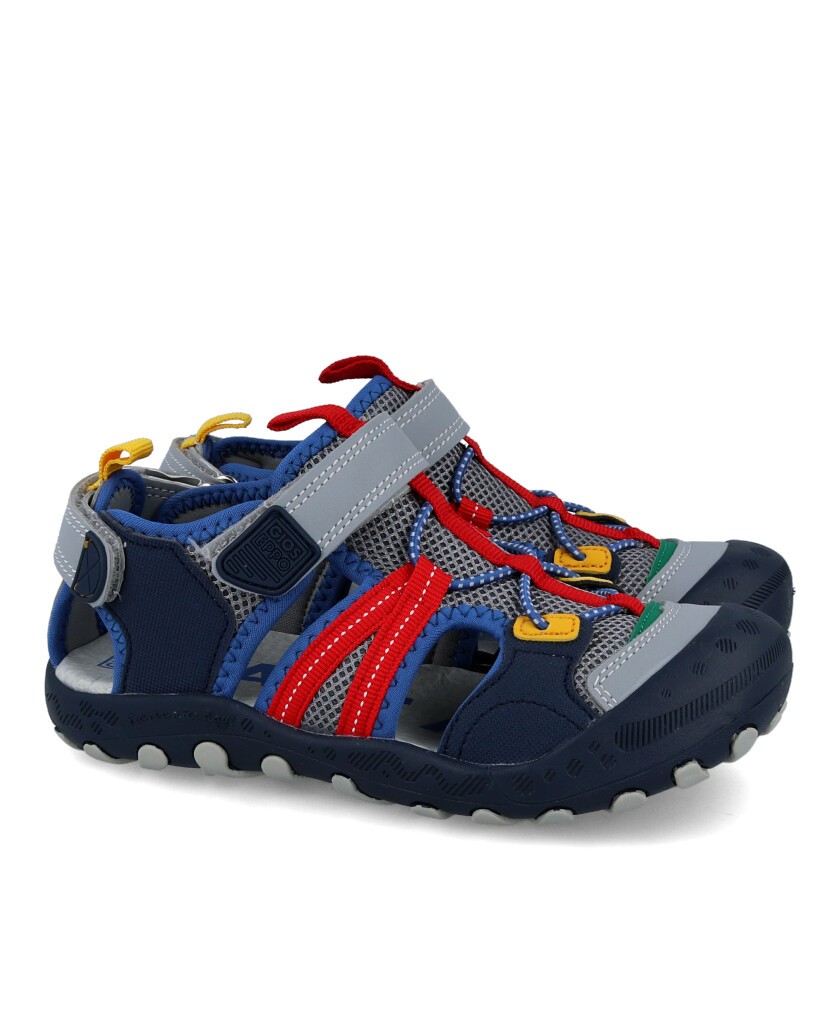 h2Sandalia semiabierta infantil Gioseppo 71587 P h2 pstrongSandalia semiabierta infantil Gioseppo 71587 P strong en color azul 