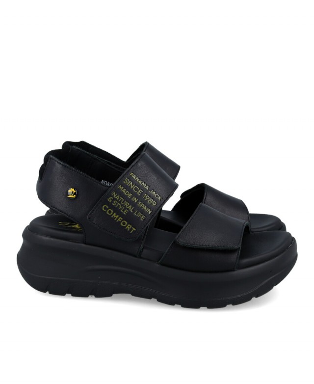 h2Sandalia chunky Panama jack Noah B2 h2 pstrongSandalia chunky Panama jack Noah B2 strong para mujer en color negro  Caracter