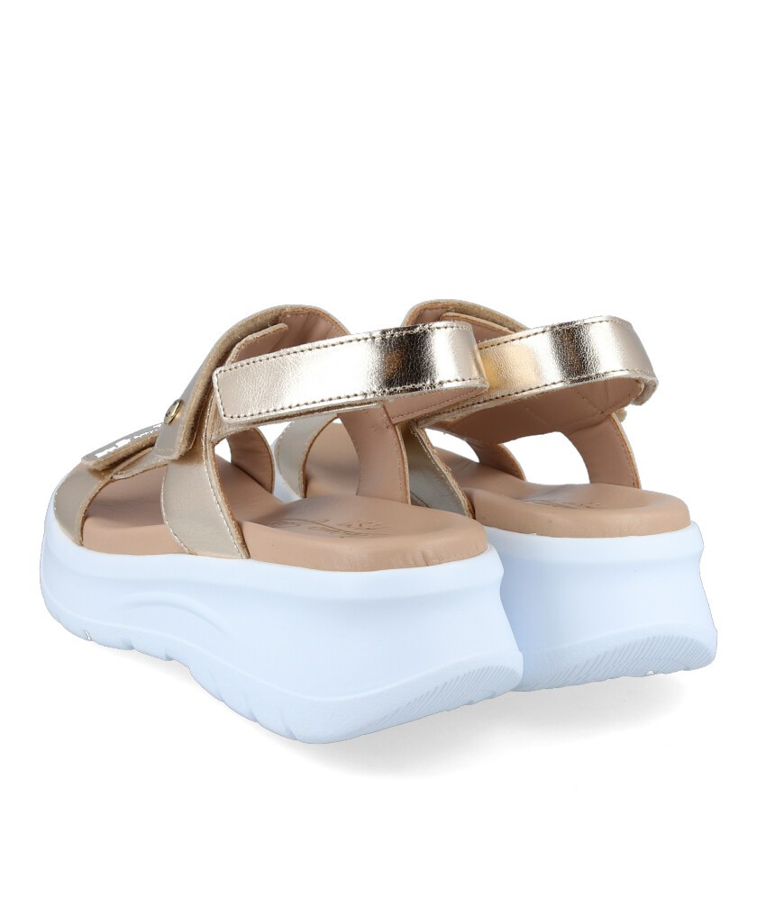 Panama Jack Noor Shine B1 metallic sandals