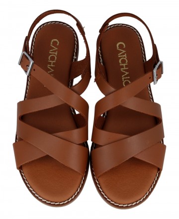 Sandalias planas de piel Catchalot 5572