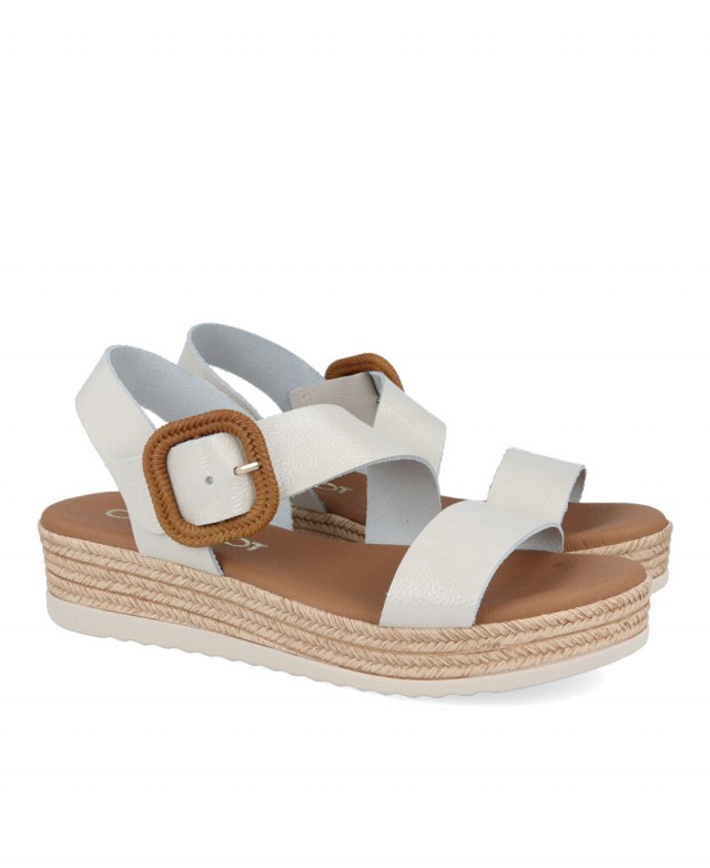 Catchalot 5694 low wedge sandals