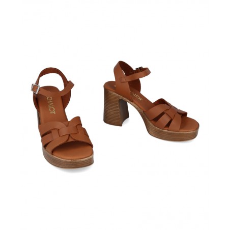 Leather sandals with straps Catchalot 5640