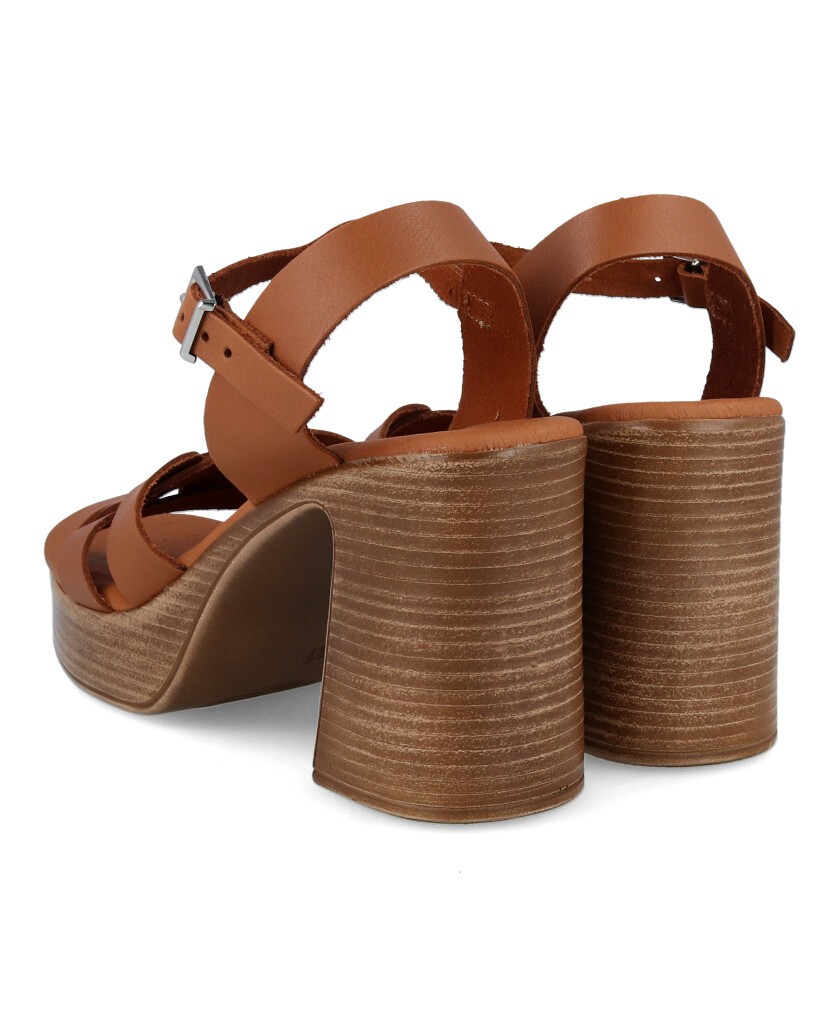 Leather sandals with straps Catchalot 5640