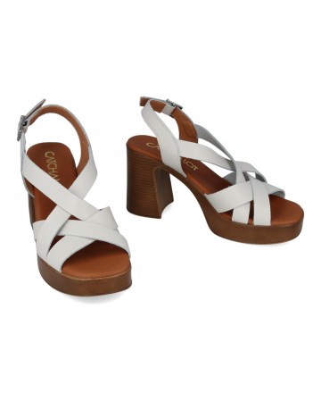 Sandalias blancas de piel Catchalot 5645