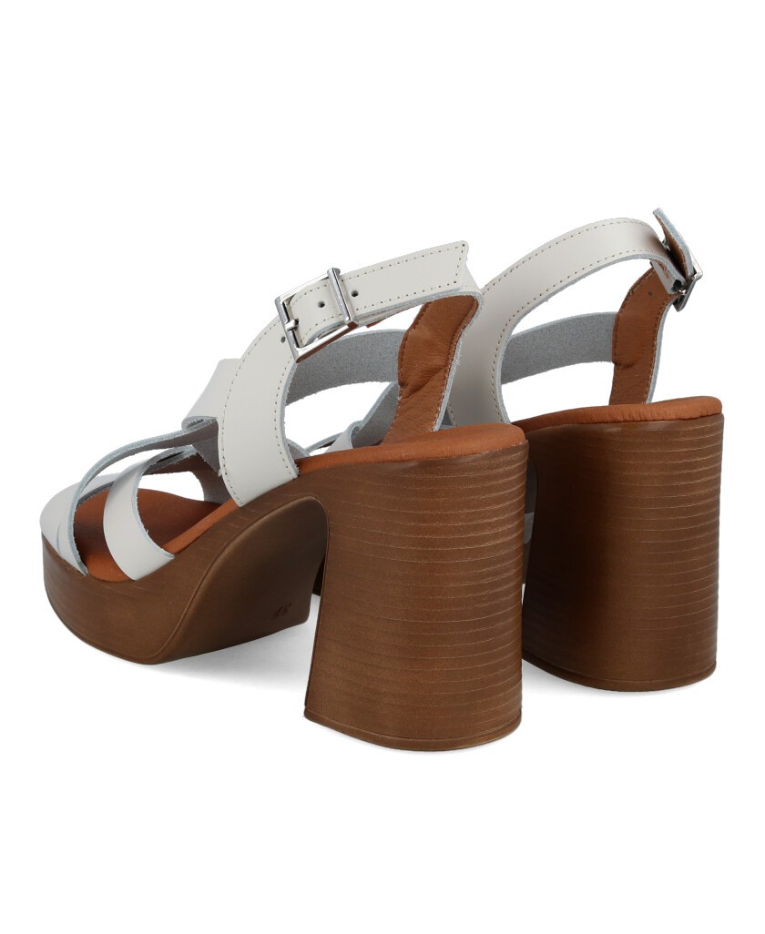 White leather sandals Catchalot 5645