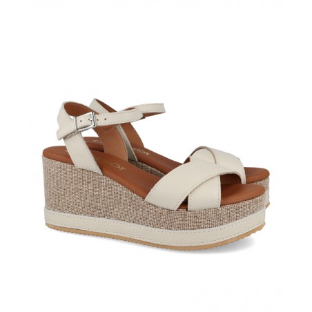 Catchalot 5736 high wedge sandals